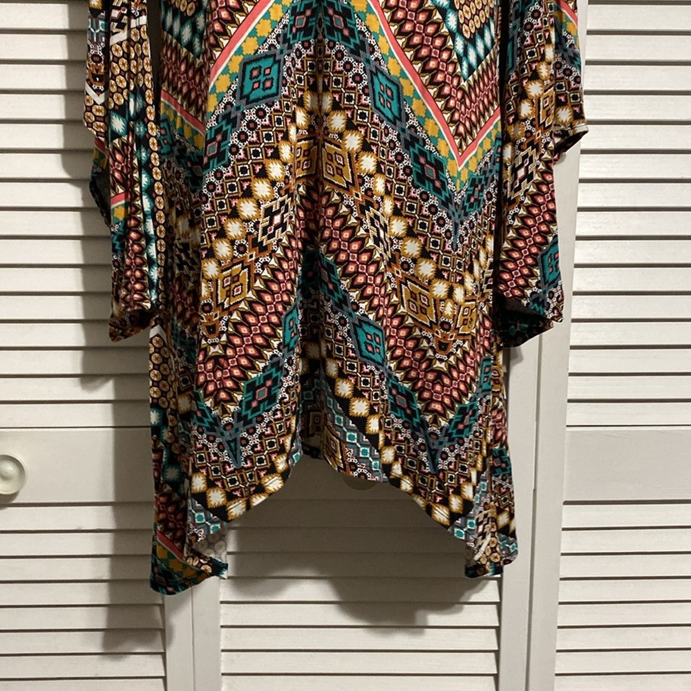 Wrangler Western Slimming V Pattern Dress - Picture 3 of 12